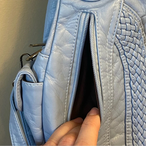 Jingpin Piju Geniune Leather Handbag blue - Picture 4 of 10